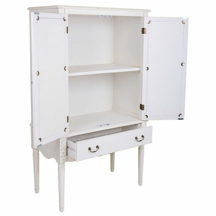 Armoire Alexandra House Living Blanc verre Bois d'épicéa Bois MDF 12 x 140 x 80 cm Armoire Alexandra House Living Blanc verre Bois d'épicéa Bois MDF 12 x 140 x 80 cm