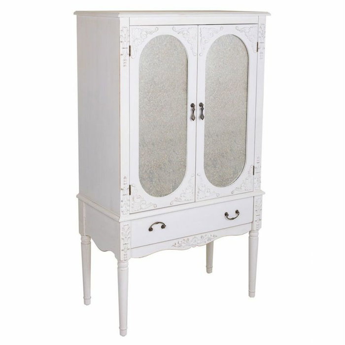 Armoire Alexandra House Living Blanc verre Bois d'épicéa Bois MDF 12 x 140 x 80 cm Armoire Alexandra House Living Blanc verre Bois d'épicéa Bois MDF 12 x 140 x 80 cm