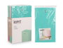 Kipit Boîte de Rangement Pliante 35x35x58 cm Assorti Aléatoirement Tissu Non Tissé et Carton (Set de 12)