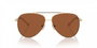 Michael Kors MK1146-101473 Lunettes de soleil dorées avec verres marron