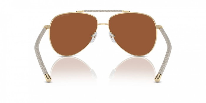 Michael Kors MK1146-101473 Lunettes de soleil dorées avec verres marron