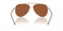 Michael Kors MK1146-101473 Lunettes de soleil dorées avec verres marron