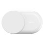 Belkin Ultracharge Base de Charge Magnétique Pliable Blanc Qi2 25W - Chargeur Sans Fil 3-en-1 USB-C avec Power Delivery 45W