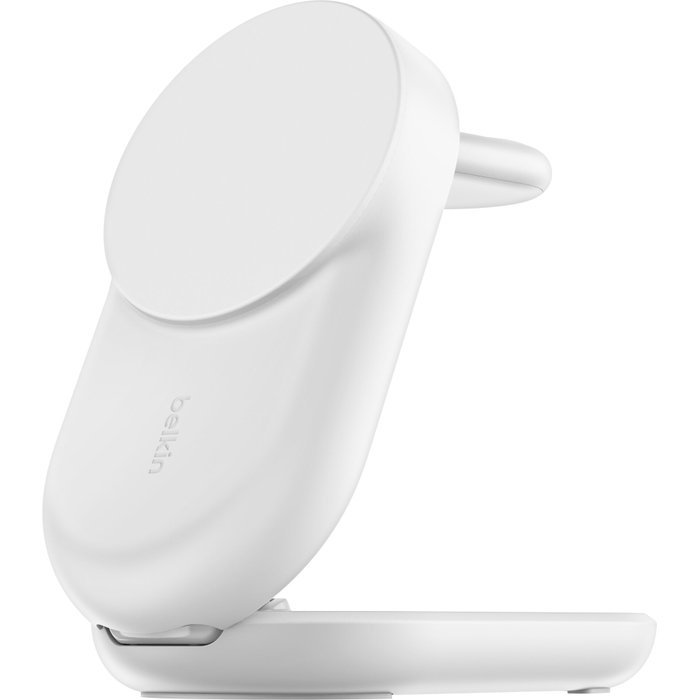 Belkin Base de charge Ultracharge Qi2 25W Magnétique Pliable Blanc