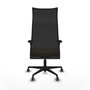 Piqueras y Crespo Chaise de Bureau Albacete XL Crème et Noir