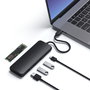 Satechi USB-C Hybrid Multiport Adapter avec boîtier SSD, Noir