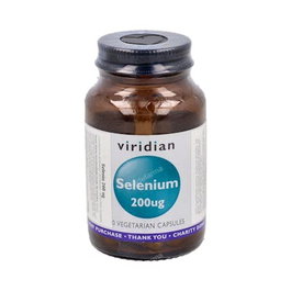 Viridian Selenio 200 ug 30 Capsules Végétales Complément Alimentaire