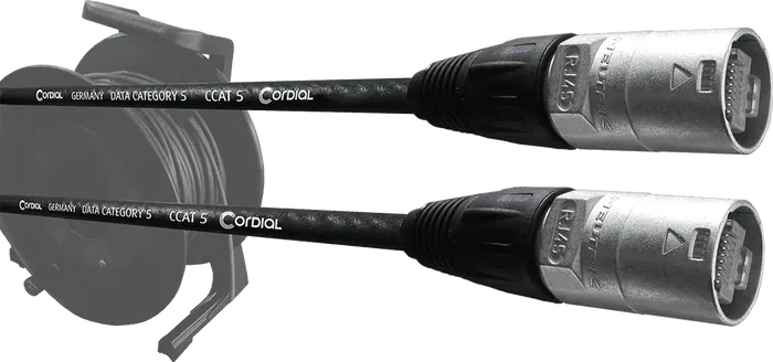 CORDIAL Bobine de câble EtherCon Cat5e 100m CORDIAL Bobine de câble EtherCon Cat5e 100m