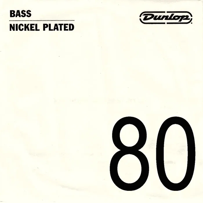 Dunlop Corde de Basse Nickel Enroulée .080 Dunlopst Dunlop Corde de Basse Nickel Enroulée .080 Dunlopst