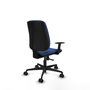 PIQUERAS Y CRESPO Chaise Alares Synchro Tissu Bleu foncé
