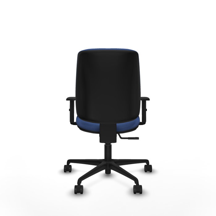 PIQUERAS Y CRESPO Chaise Alares Synchro Tissu Bleu foncé