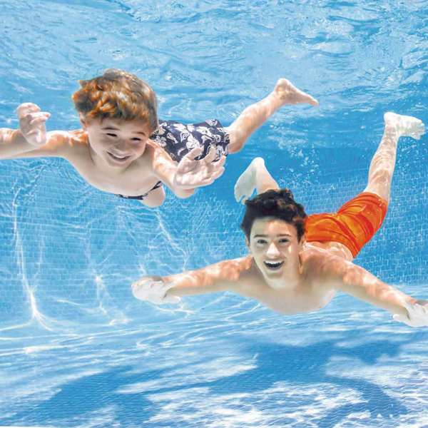 Intex Piscine démontable rectangulaire Small Frame Familiale Rose - 220x150x60 cm (Capacité 1662 litres, PVC+PET+PP+ACIER)