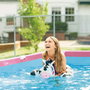 Intex Piscine démontable rectangulaire Small Frame Familiale Rose - 220x150x60 cm (Capacité 1662 litres, PVC+PET+PP+ACIER)
