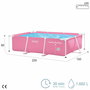 Piscine Démontable Intex 220 x 150 x 60 cm Rose 1662 L