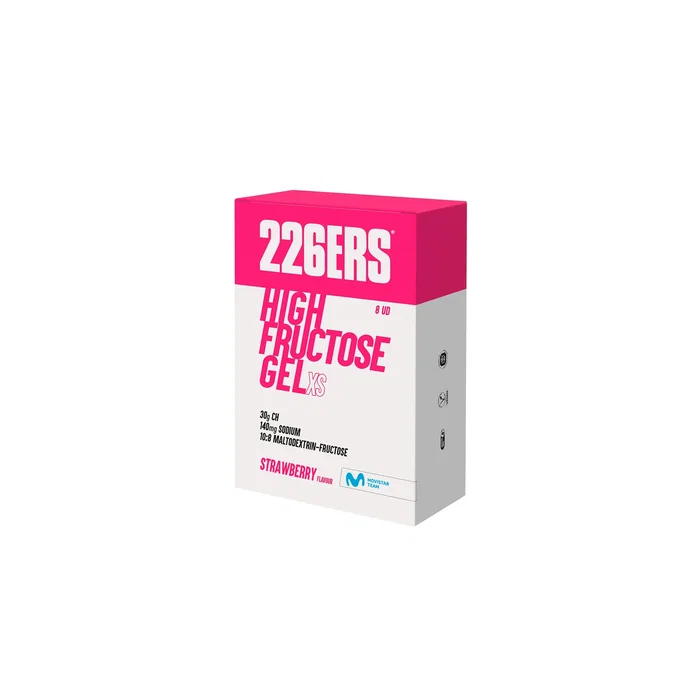 226ERS Coffret de 8 Gels High Fructose Fraise 44g 226ERS Coffret de 8 Gels High Fructose Fraise 44g