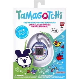 BANDAI - Tamagotchi original Tama Sleeping - Animal électronique virtuel avec écran couleur, 3 boutons et jeux