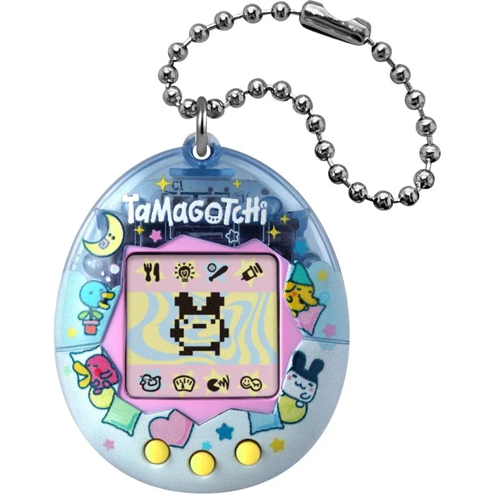BANDAI - Tamagotchi original Tama Sleeping - Animal électronique virtuel avec écran couleur, 3 boutons et jeux