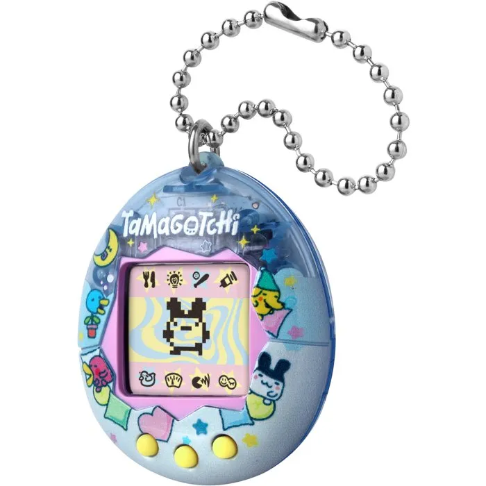 BANDAI - Tamagotchi original Tama Sleeping - Animal électronique virtuel avec écran couleur, 3 boutons et jeux
