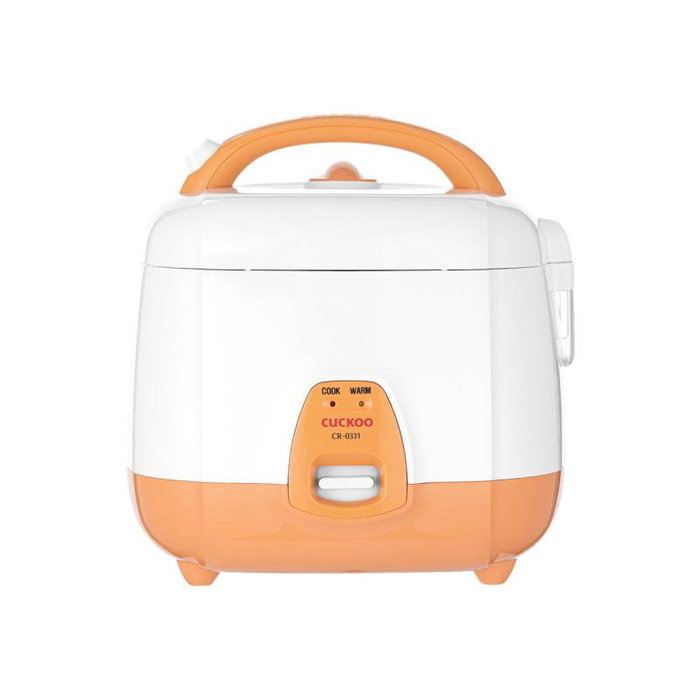 Cuckoo CR-0331 Autocuiseur à riz électrique 540 ml, blanc et orange - Cuckoo Rice Stove Cuckoo CR-0331 Autocuiseur à riz électrique 540 ml, blanc et orange - Cuckoo Rice Stove