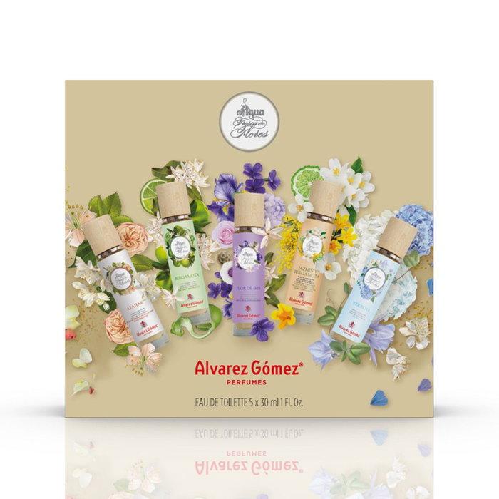 Alvarez Gomez Coffret Découverte Fleurs d'Eau Douce, 5 Parfums 30 ml
