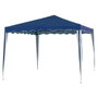 BigBuy Outdoor Pergola Gazebo Acier 300 x 300 x 250 cm Bleu et Blanc
