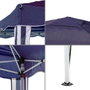 BigBuy Outdoor Pergola Gazebo Acier 300 x 300 x 250 cm Bleu et Blanc