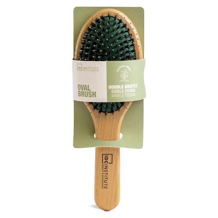 Idc Institute Brosse ovale à double poils démêlante pour tous types de cheveux - 1 unité
