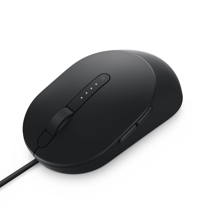 Dell MS3220 - Souris filaire laser USB avec 3200 DPI pour haute précision et navigation multi-écrans - Dimensions 6.29 x 11.53 x 3.89 cm, 98 g