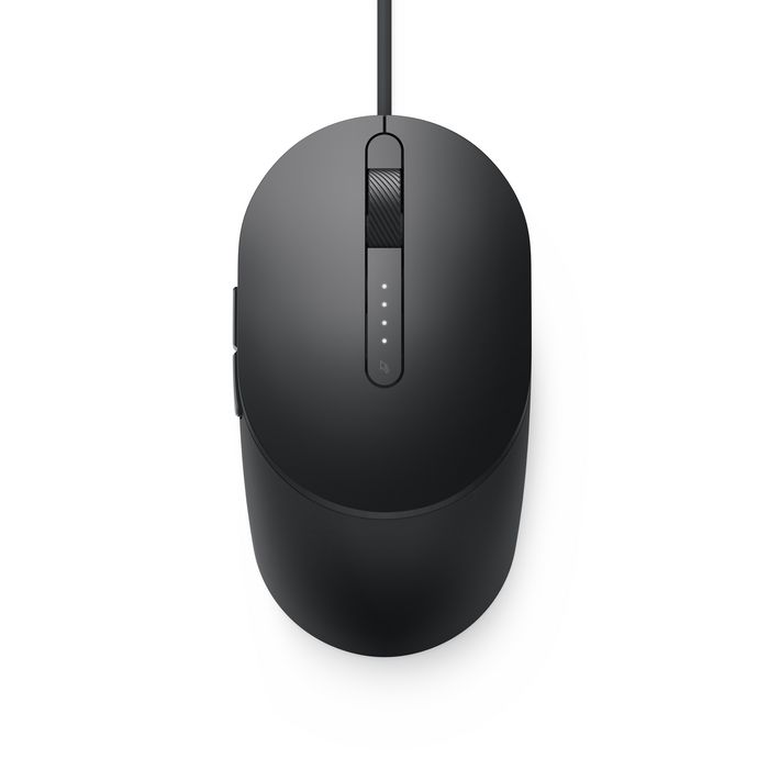 Dell MS3220 - Souris filaire laser USB avec 3200 DPI pour haute précision et navigation multi-écrans - Dimensions 6.29 x 11.53 x 3.89 cm, 98 g