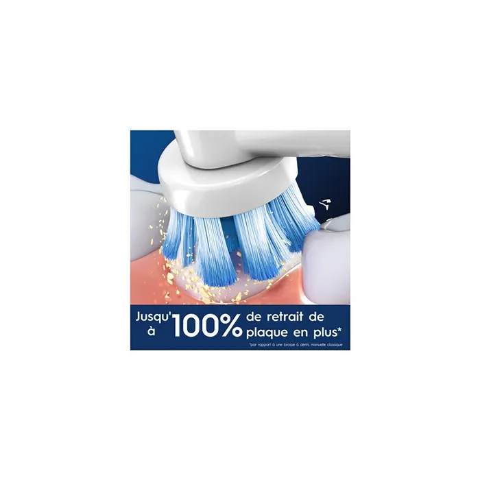 Oral-B Brossettes Sensitive Clean - Ultra fine - À filaments croisés - Pour soin des gencives - Compatible avec la plupart des manches (sauf Pulsonic/iO) - Lot de 8