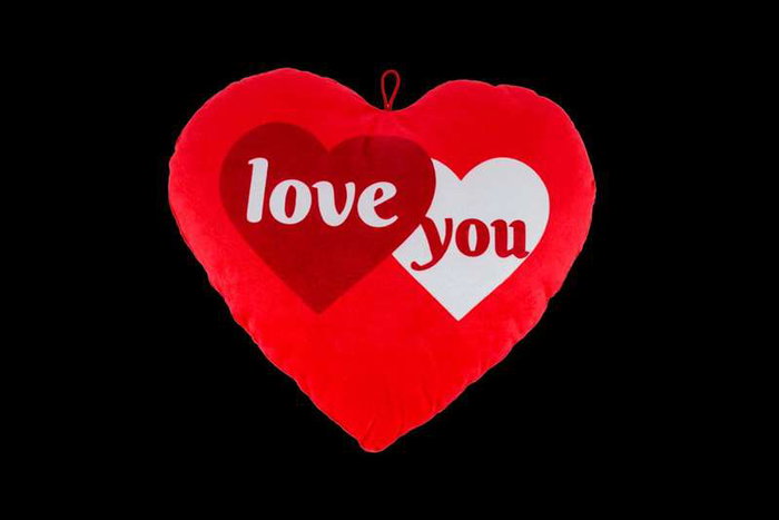 Creaciones Llopis Cœur Love Décoratif 40 cm - Lot de 4 Cœurs en Polyester - Modèles Assortis - Jouet Enfant 36 Moins et Plus