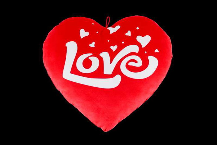 Creaciones Llopis Cœur Love Décoratif 40 cm - Lot de 4 Cœurs en Polyester - Modèles Assortis - Jouet Enfant 36 Moins et Plus
