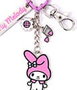 THE CARAT SHOP Porte-clés Hello Kitty avec breloques My Melody