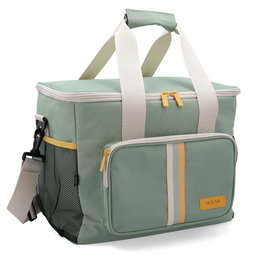 Quid Bolsa Térmica Sugar Vert 33x24x28 cm - 22 L, Bandoulière, Fermeture Zip