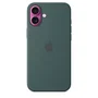Apple Coque en Silicone avec MagSafe pour iPhone 16 Plus - Vert Lago