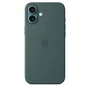 Apple Coque en Silicone avec MagSafe pour iPhone 16 Plus - Vert Lago