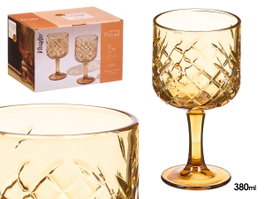 Vivalto Coupe Troquelée Ambre 380ml - Lot de 24