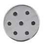 Rosetón métallique argenté Ø 100 mm - 7 trous