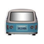 Miroir mural Versa Bleu Fourgonnette 9 x 51 x 61 cm