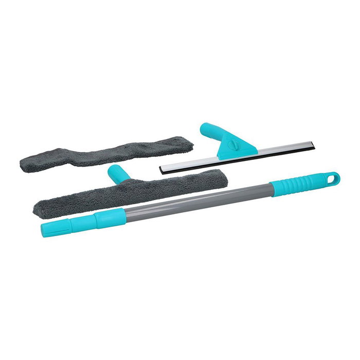 Alpina Set de nettoyage pour fenêtres bleu/noir/gris