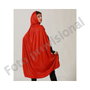 BigBuy Carnival Cape avec Capuche Réversible Rouge/Noir 1,20 m