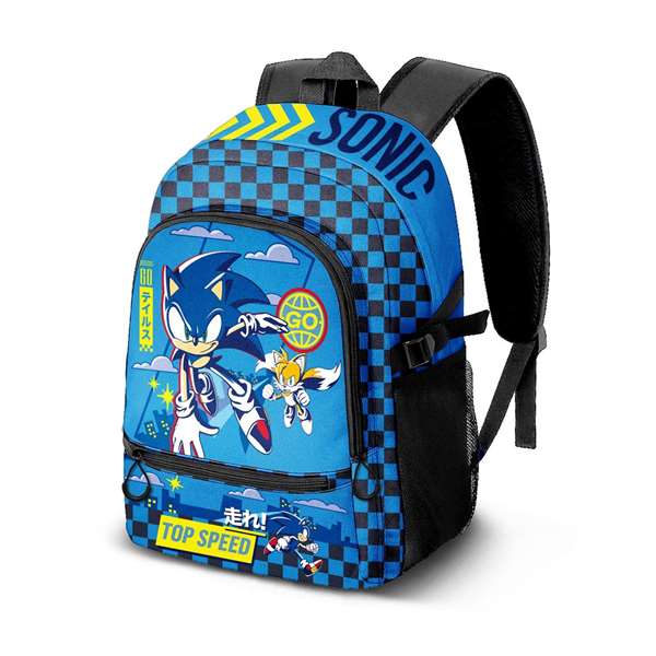 Karactermania Sonic Mochila Fight 3.0 Go 41x31x18cm Sac à Dos Urbain Léger avec Compartiment Karactermania Sonic Mochila Fight 3.0 Go 41x31x18cm Sac à Dos Urbain Léger avec Compartiment
