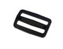 Innspiro Boucle Coulissante Rectangulaire en Plastique Noir 50 mm (Lot de 5)