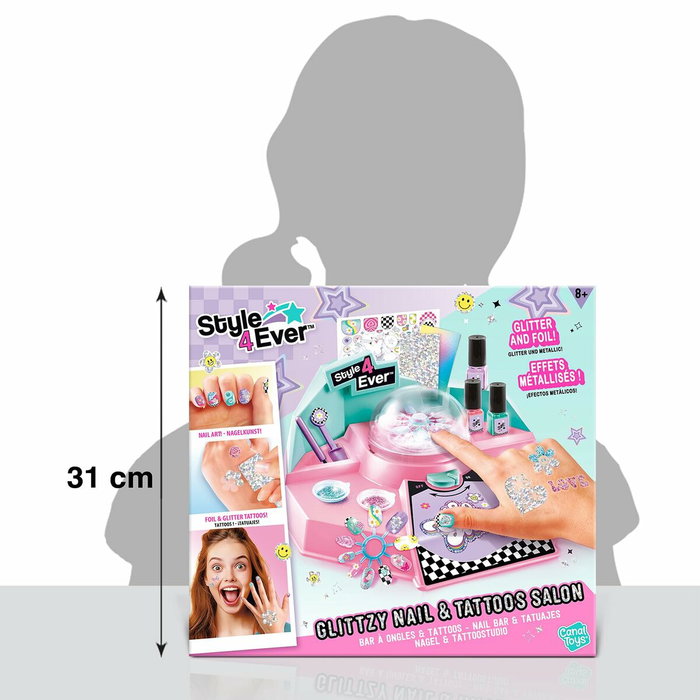 Canal Toys Glittzy Bar à Ongles et Tatouages - Style 4 Ever