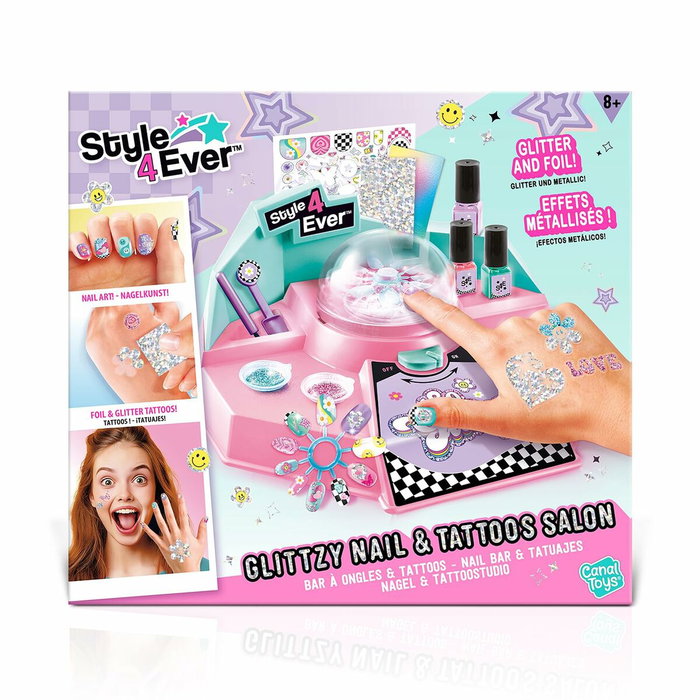 Canal Toys Glittzy Bar à Ongles et Tatouages - Style 4 Ever