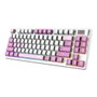 MSI Forge GK600 TKL Wireless Clavier Gaming Mécanique Violet - Interrupteurs Linéaires Hot-Swappable, RGB, Sans Fil 2.4GHz/Bluetooth/USB-C, AZERTY
