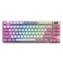 MSI Forge GK600 TKL Wireless Clavier Gaming Mécanique Violet - Interrupteurs Linéaires Hot-Swappable, RGB, Sans Fil 2.4GHz/Bluetooth/USB-C, AZERTY