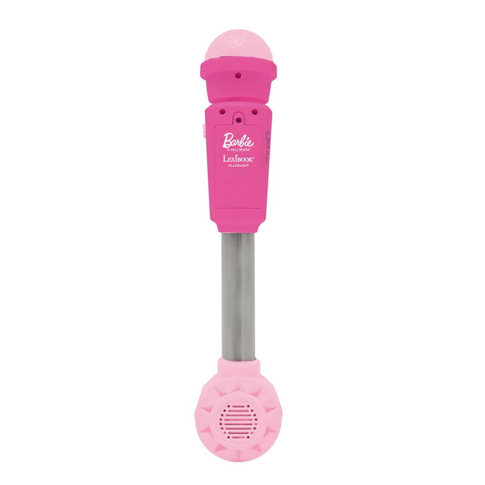 Lexibook Microphone Barbie avec tube lumineux et enceinte rose Lexibook Microphone Barbie avec tube lumineux et enceinte rose