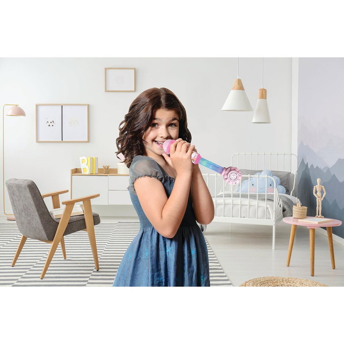 Lexibook Microphone Barbie avec tube lumineux et enceinte rose Lexibook Microphone Barbie avec tube lumineux et enceinte rose
