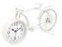 Giftdecor Horloge Forge Bicyclette Blanc 20 cm Métal (Set de 4)